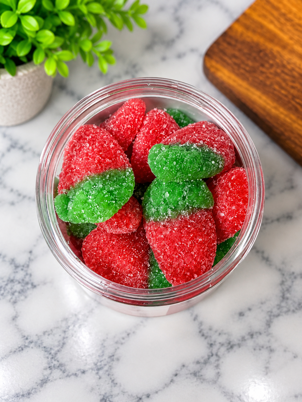 Chamoy Strawberry Puffs