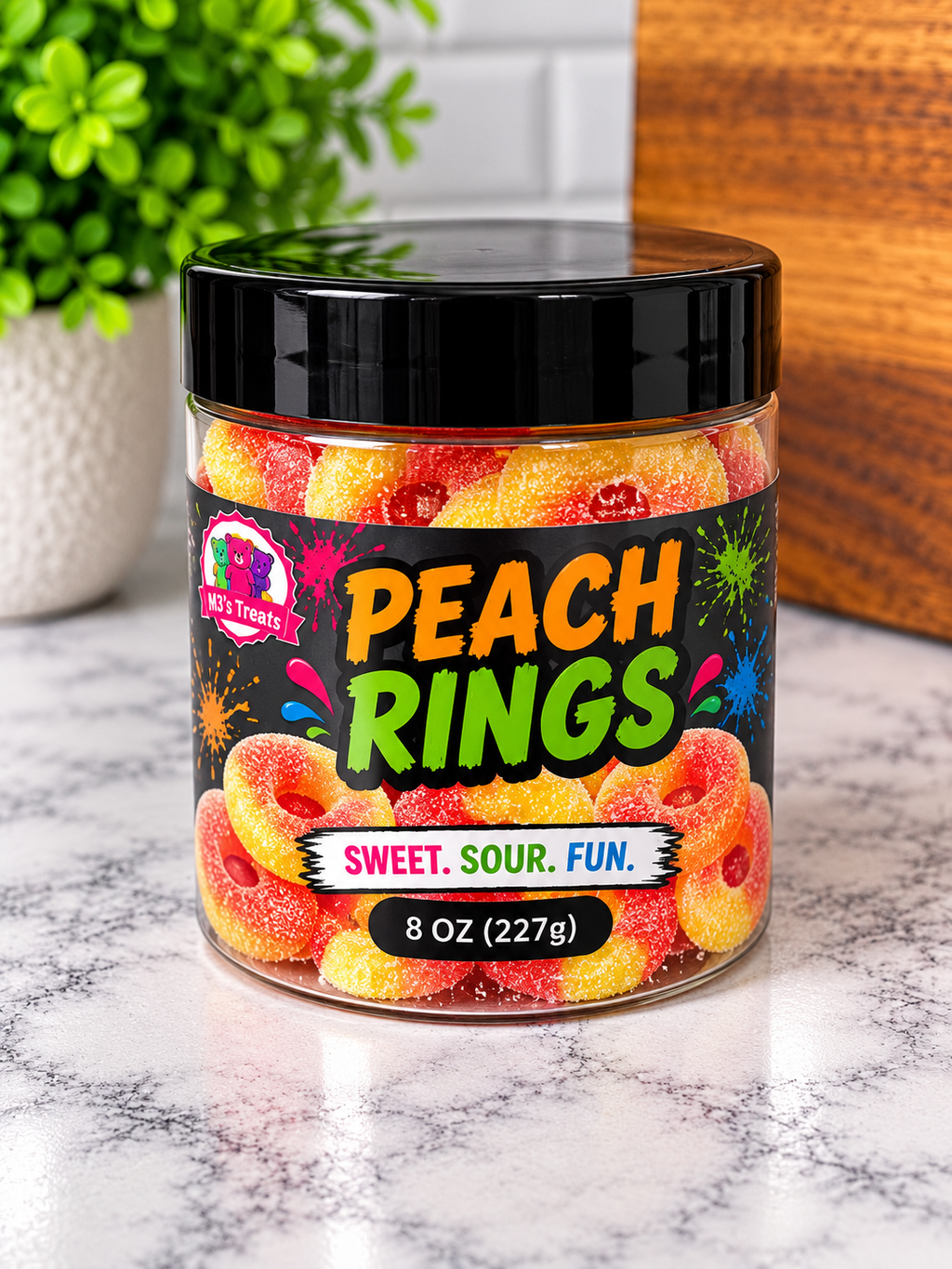 Chamoy Peach Rings