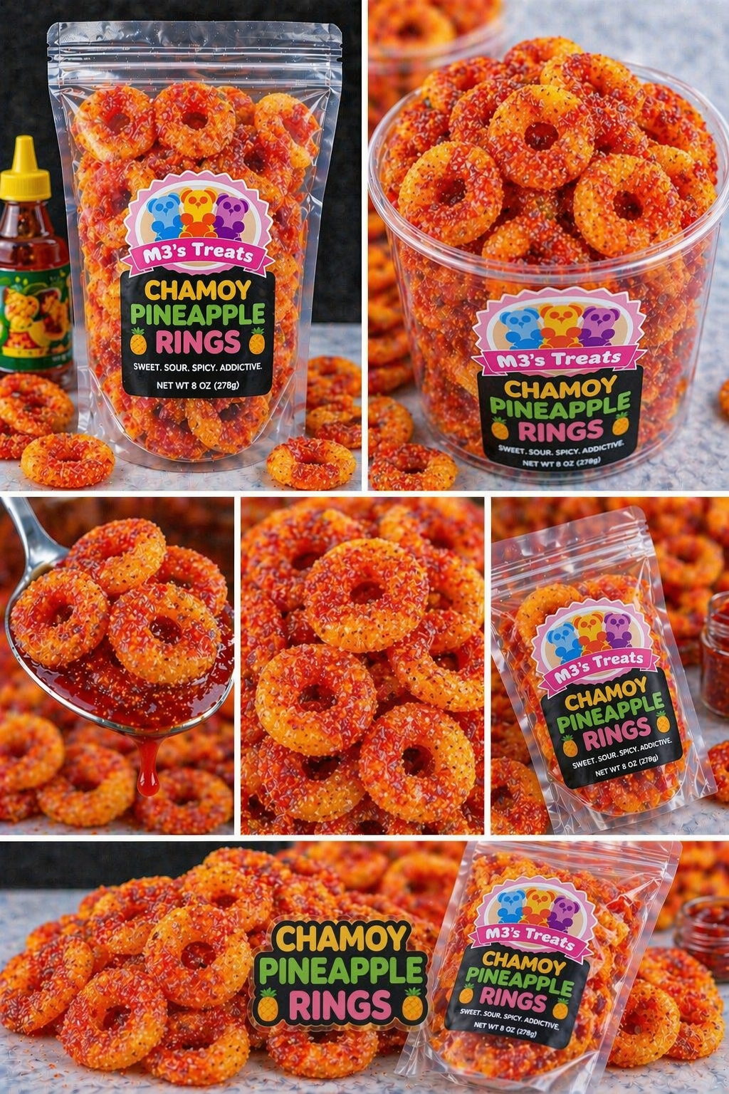 Chamoy Pineapple Rings