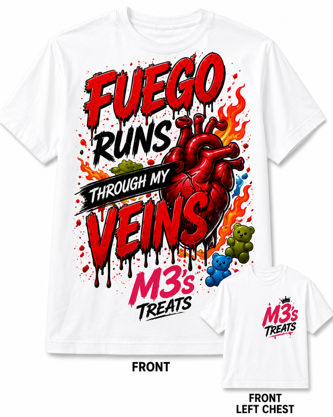 Fuego Runs Through My Veins Tee