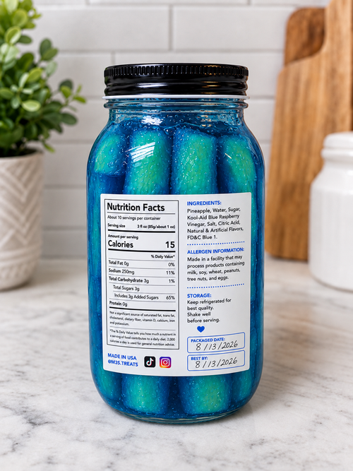 Blue Raspberry Pineapple Spears