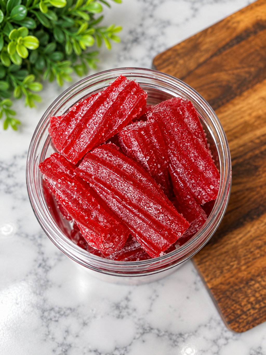 Strawberry Turbos with Chamoy