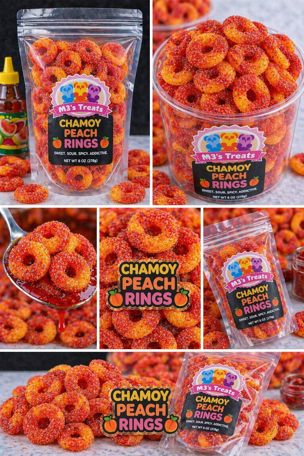 Chamoy Peach Rings