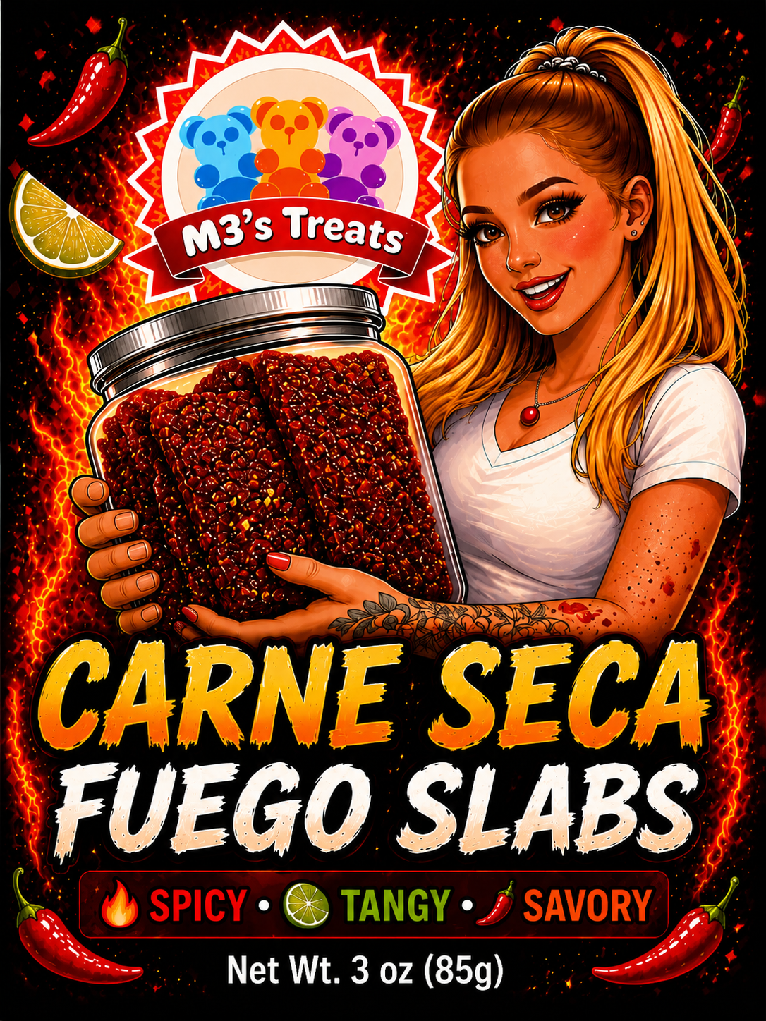 Carne Seca Fuego Slabs