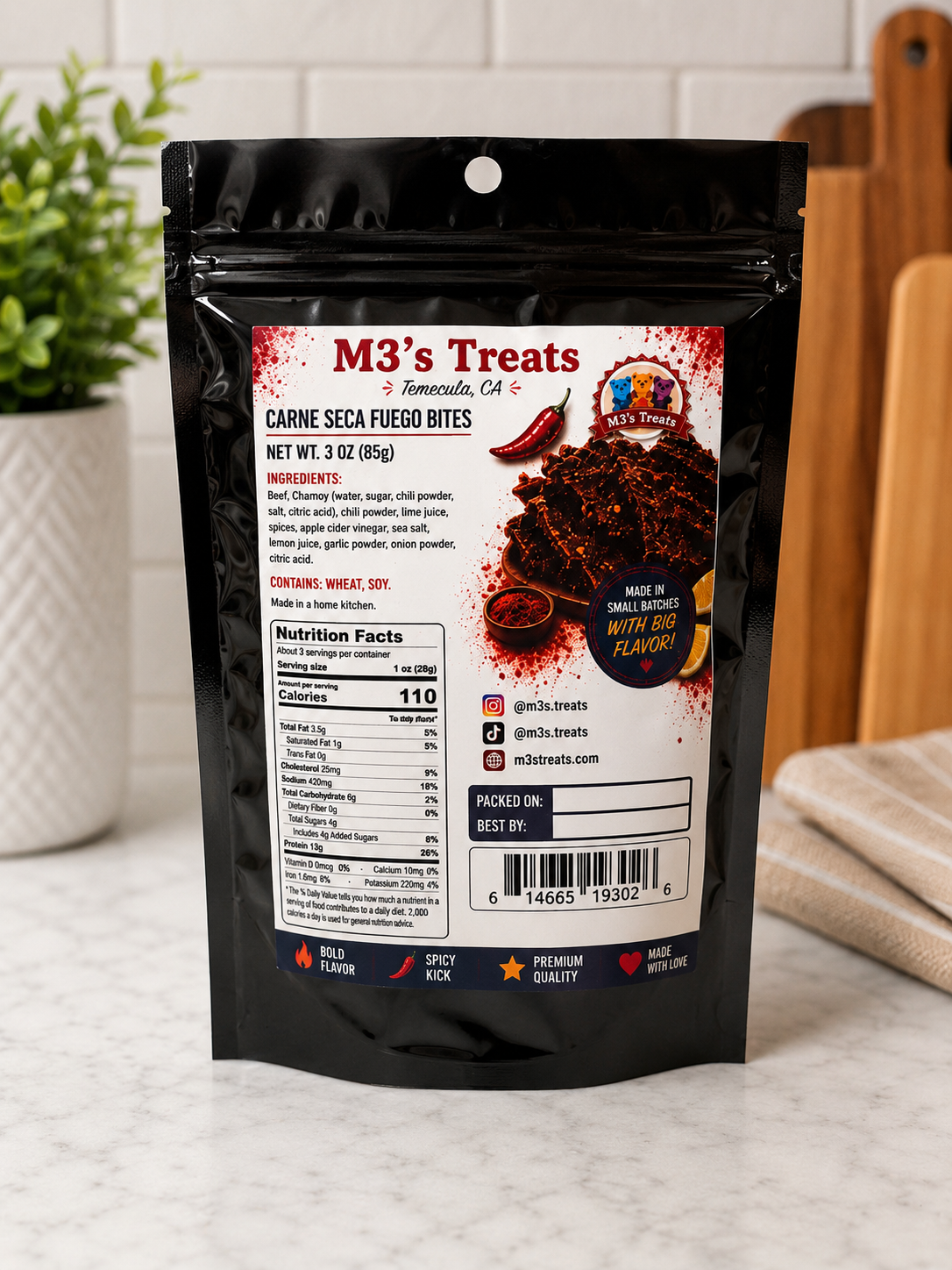 M3's Carne Seca Fuego