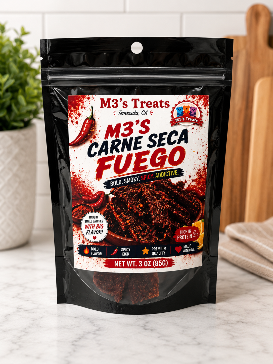 M3's Carne Seca Fuego