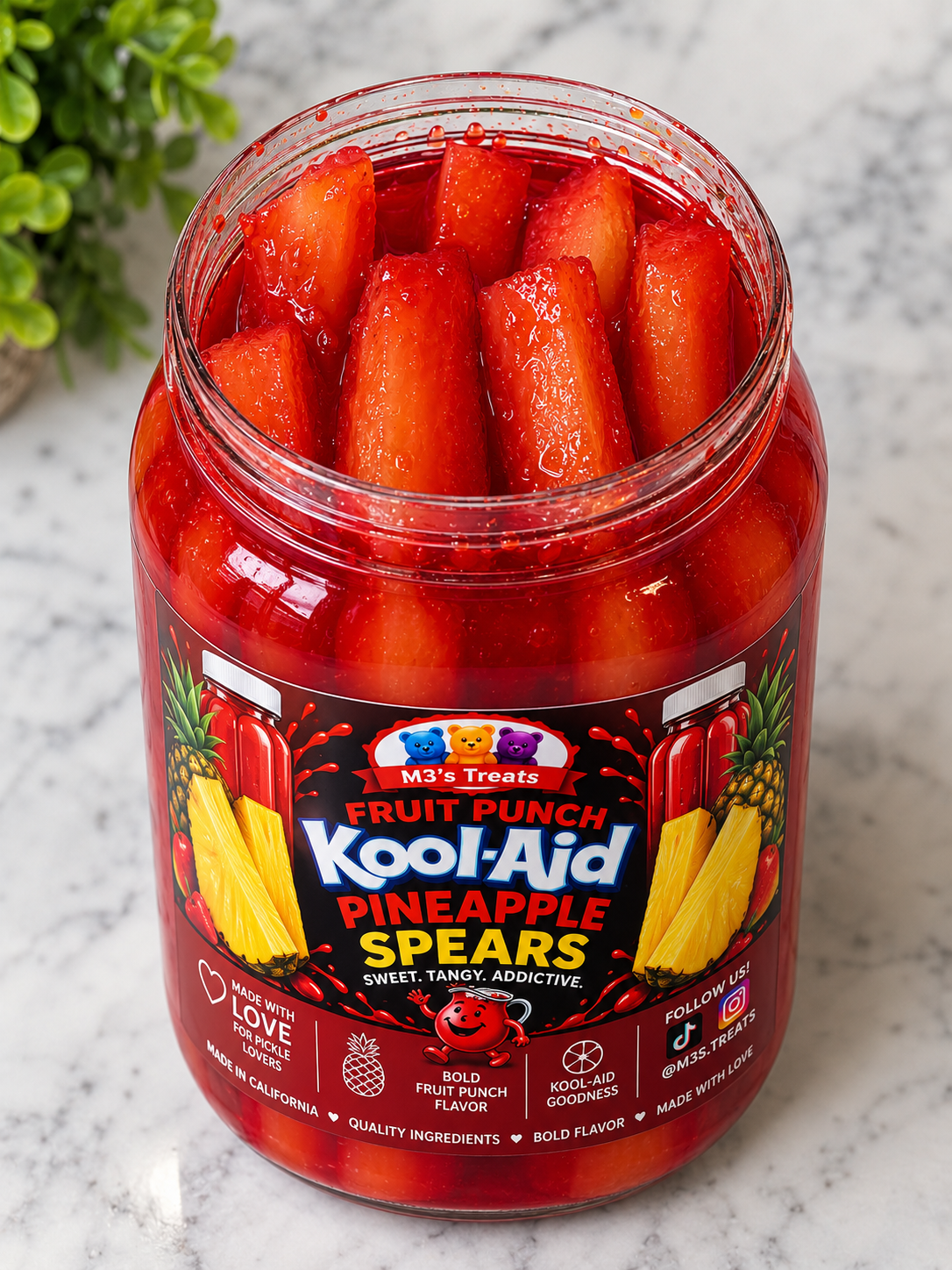 Fruit Punch Pineapple Spears
