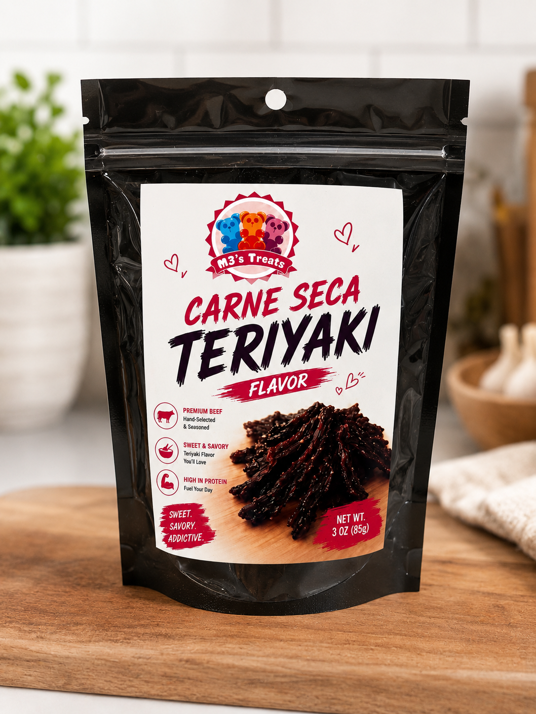 Carne Seca Teriyaki