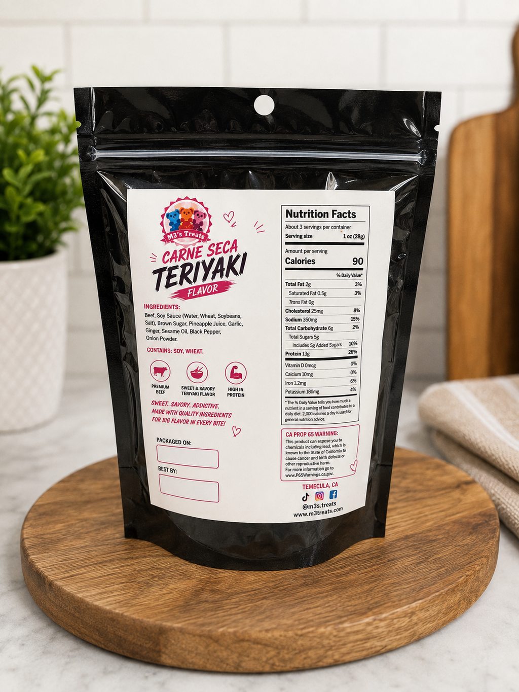 Carne Seca Teriyaki
